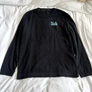 Under Armour UCLA Crewneck Thermal Medium Weight Sweater Black Size XL